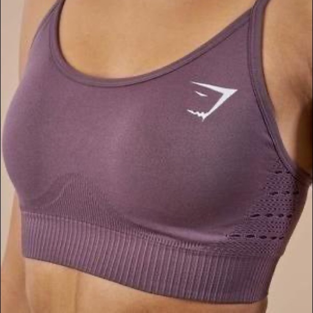 Gymshark Energy Seamless Purple Wash Sports Bra (DISCONTINUED) size XS